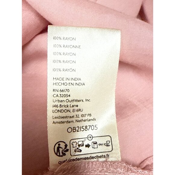 Free People Women's Slip Pale Pink Desert Dazed Rayon Adjustable Large - Picture 8 of 9